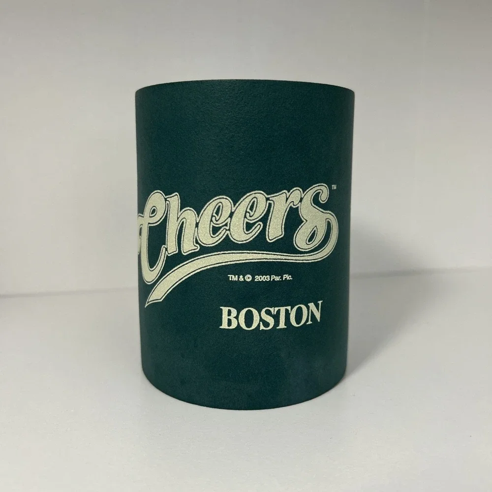 Cheers Pub Bar Beer Boston‎ 2003 Green Koozie 1396